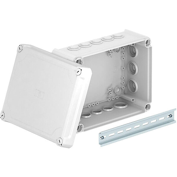 OBO Kabelabzweigkasten lichtgrau, m. Deckel T 250 HD LGR